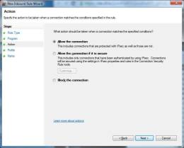 Windows 7 Firewall New Incoming Rule Step 3